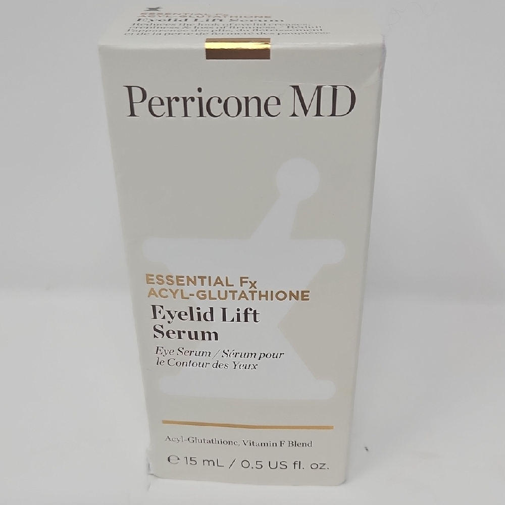 NIB Perricone MD Essential Fx Eyelid Lift Serum Acyl-Glutathione 15ML .5OZ